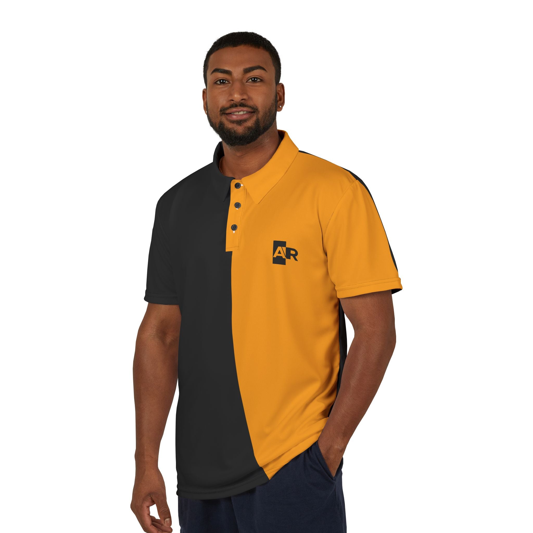 Tow-Tone Polo Shirt