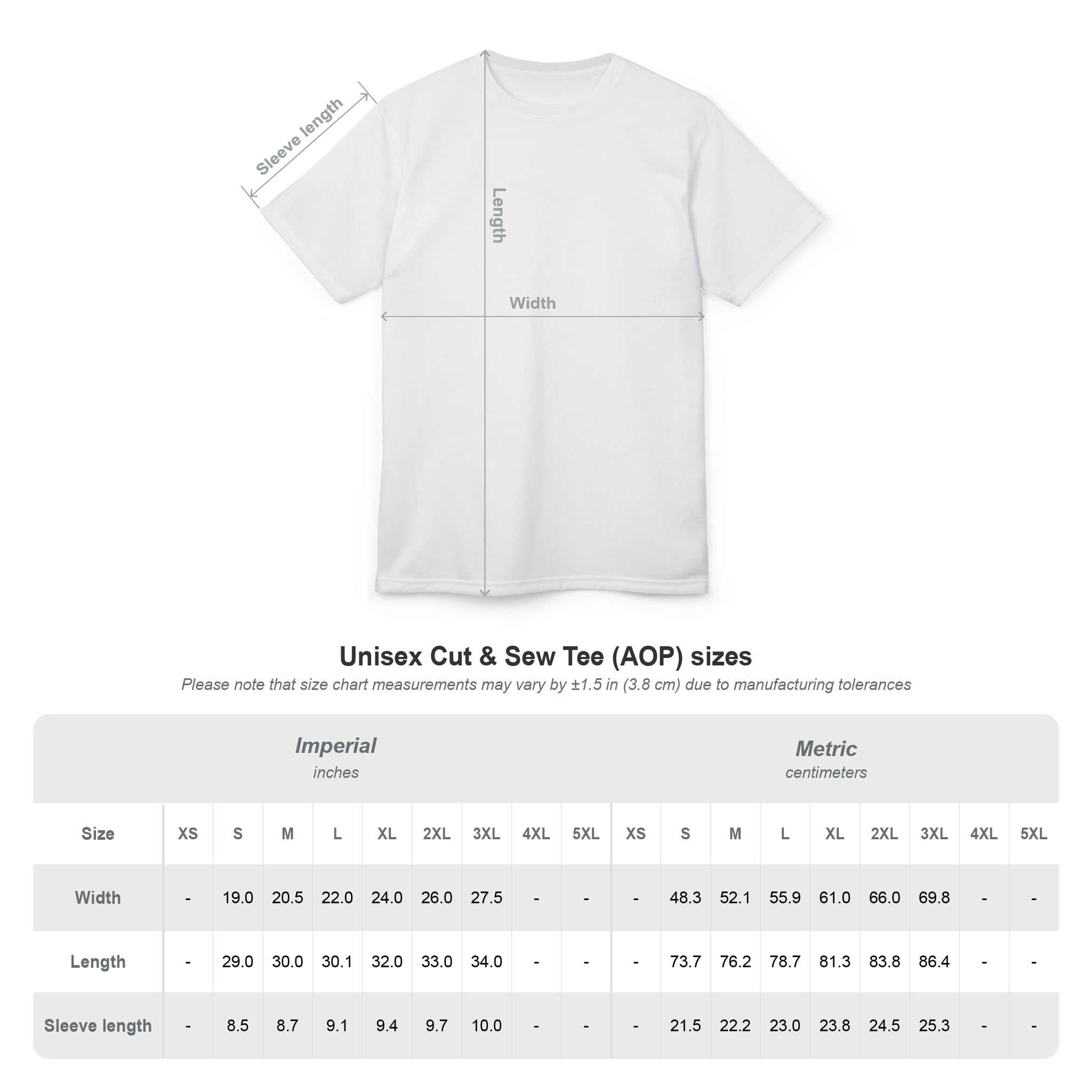 AR Cut & Sew Tee