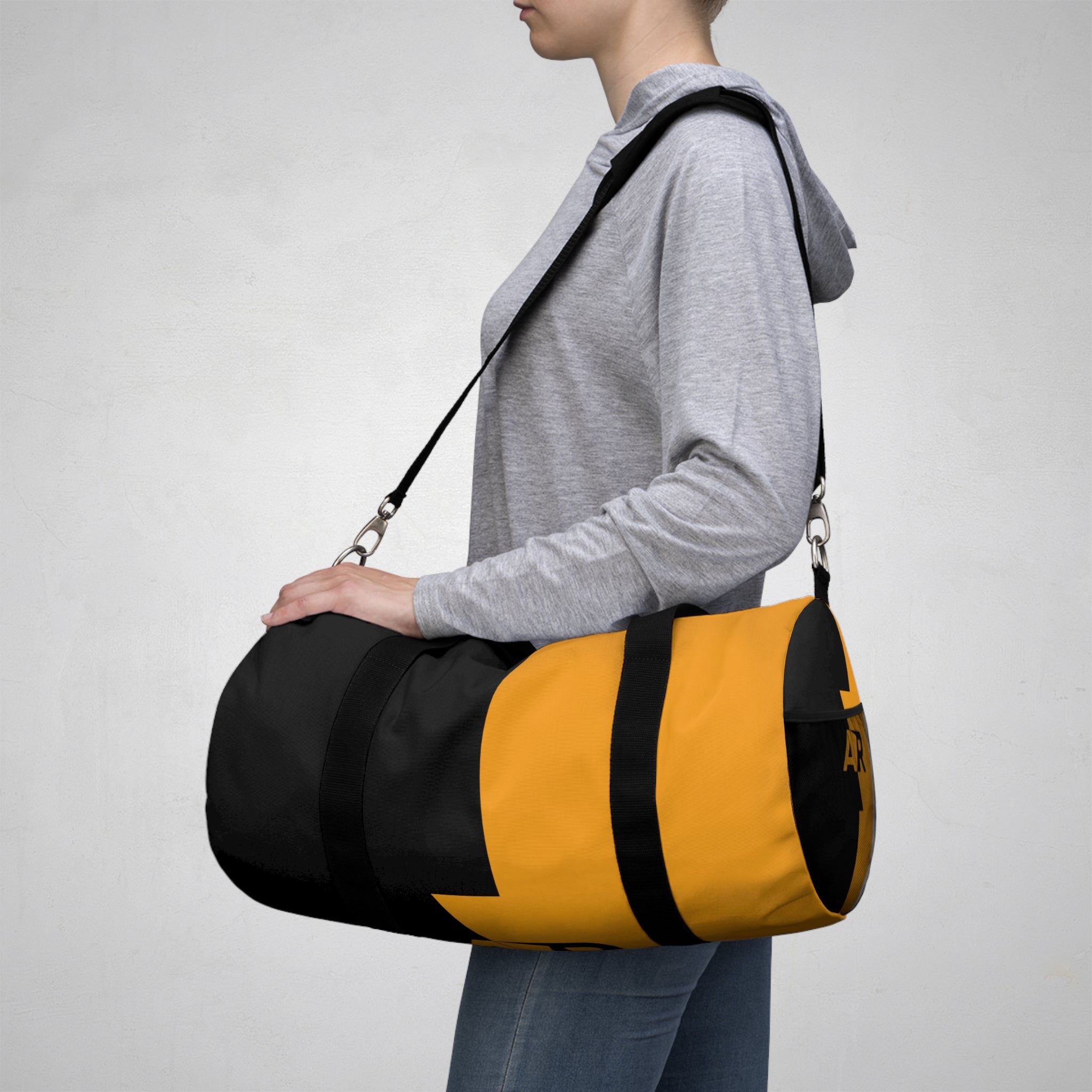 Two-Tone Duffel Bag