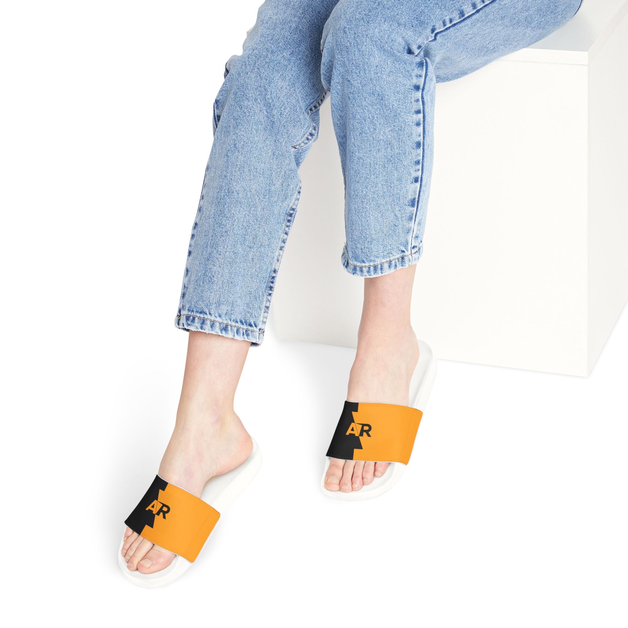 Removable-Striped Sandals