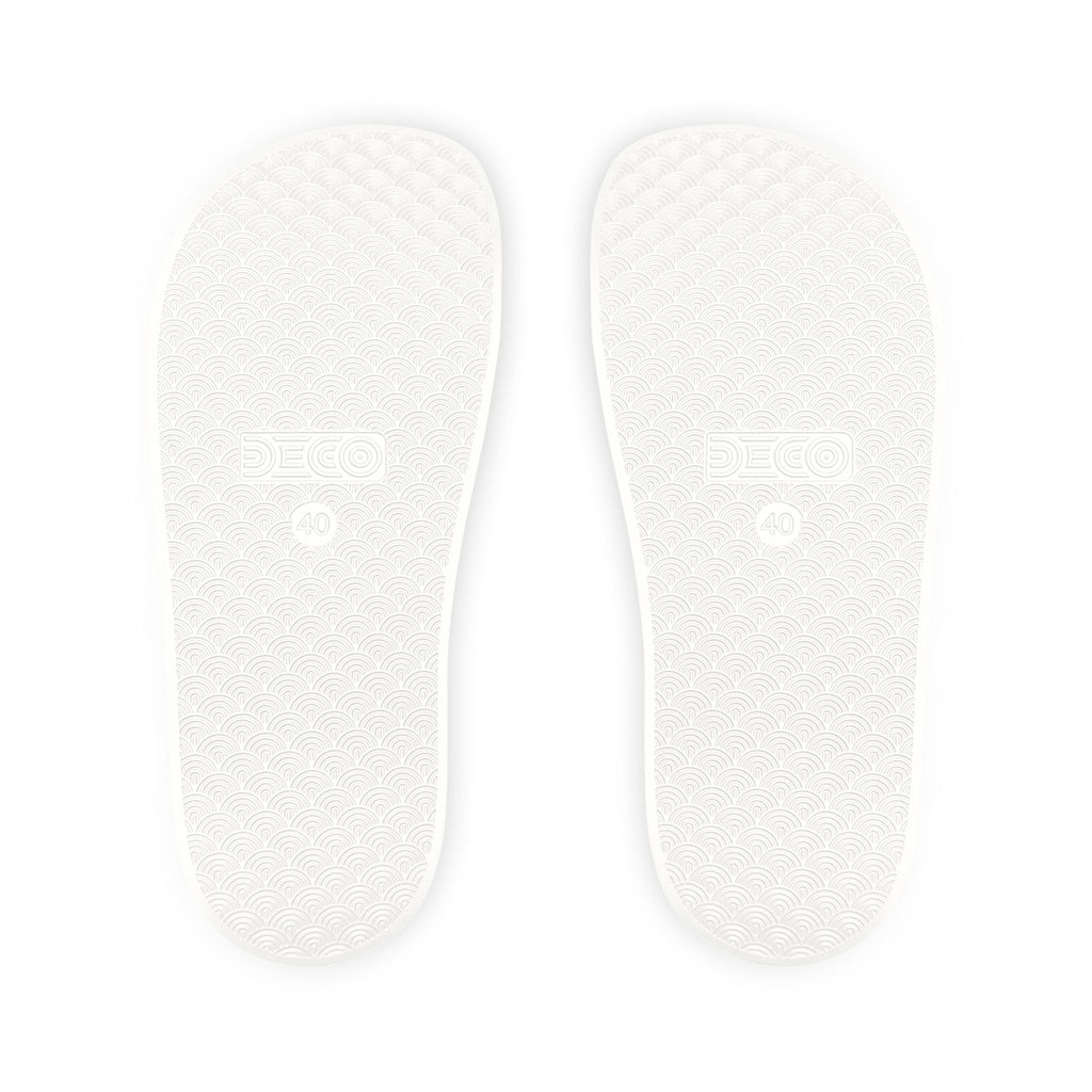 Removable-Striped Sandals