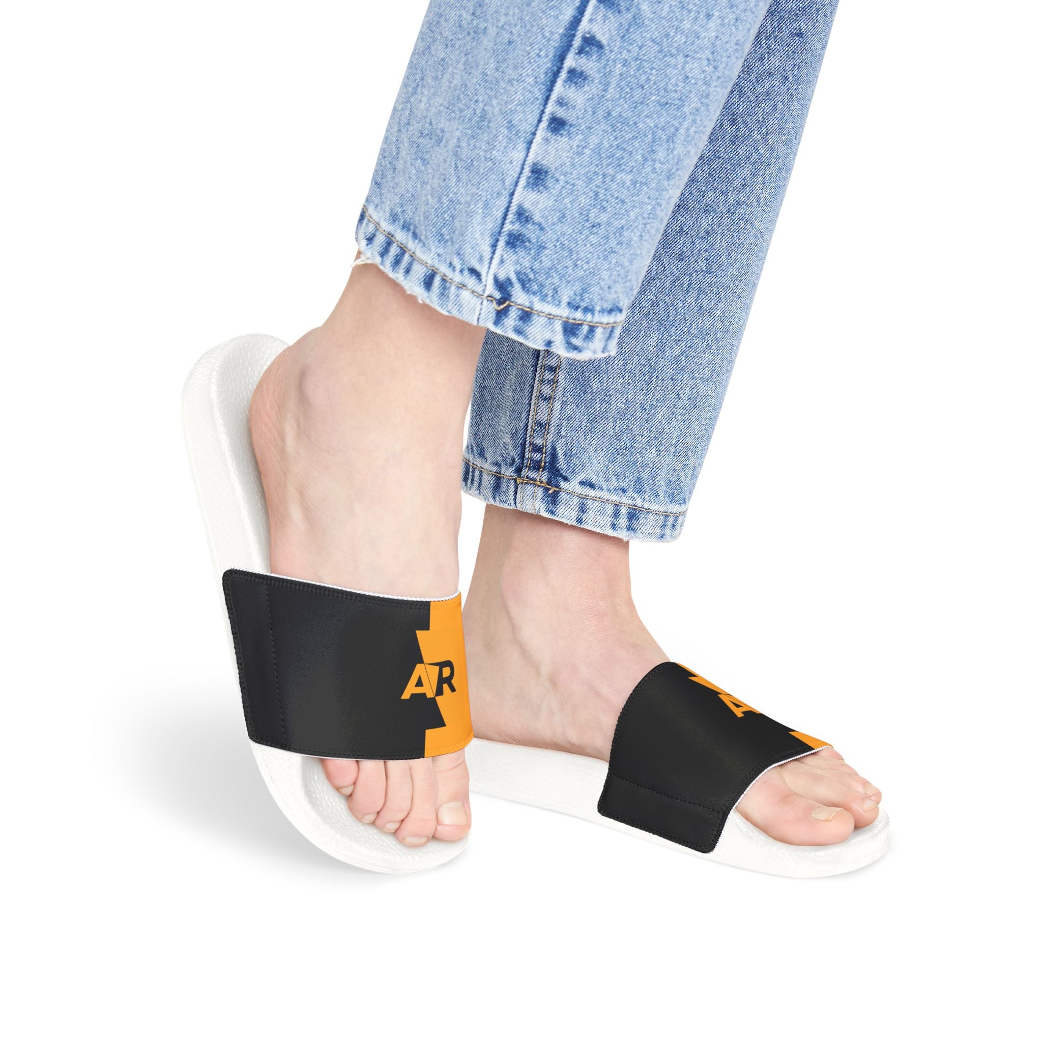 Removable-Striped Sandals